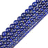 8MM Natural Lapis Lazuli Blue Gemstone Good Luck Stone Bulk for Jewelry Making DIY Gifts for Women (8mm, Lapis Lazuli)...