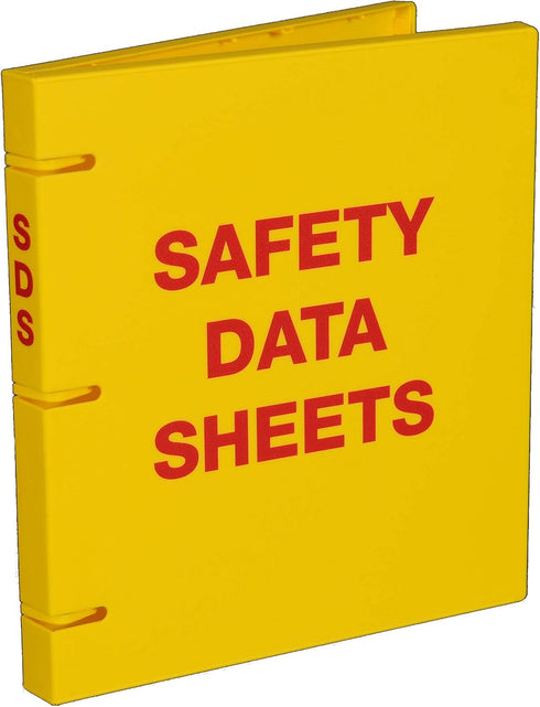 UniKeep Safety Data Sheets (SDS) Binder - 1.0 Ring Capacity, (3 Poly Rings)...
