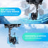Phone Mount for Car, 360° Rotatable and Retractable Car Phone Holder Mount Free Adjustment Rear View Mirror Phone Holder for Car Universal Rearvie...