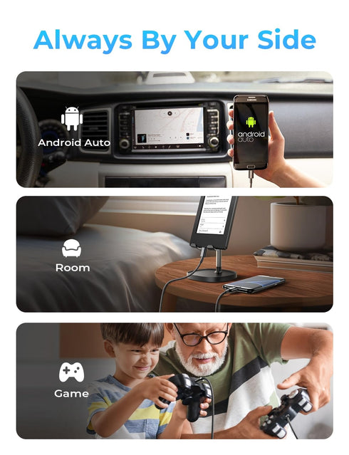 LISEN Micro USB Charging Cable, Nylon USB to Micro USB Cable, High Speed Micro USB Cable 3ft Fit for Samsung Galaxy S7 Edge/S6/S5, Note 5/4/S3, Ki...