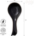 OGGI Ceramic Spoon Rest- Spoon Rest for Stove Top, Spoon Holder for Countertop, Kitchen Decor for Counter, Coffee Bar Accessories, Black...