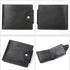 Men Wallet with Clip Black PU Material 3 Credit Card Holder 2 Money Pockets 1 Clear Window Suitable for Men Women Gifts without RFID Slim Small Wa...