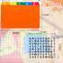 Lewtemi 50 Pieces Index Card Dividers Index Card Guide Set with Tabs Alphabet Tabbed Index Cards Guides Self Adhesive Number Stickers for Office R...