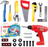 Kids Tool Set – 20 PCS Toddler Tool Set with Toy Drill, Pretend Play Kids Toys, Toy Tools for Kids Ages 3,4,5,6,7,8 Years Old, Boy Toys...