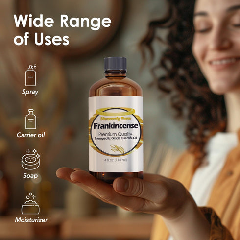 Frankincense Essential Oil - Pure & Natural Frankincense Aroma Therapeutic Grade Essential Oil (Huge 4 OZ - Bulk Size)...