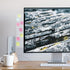 Multifunctional Computer Monitor Standby Message Board - Transparent Computer Side Panel/Memo Creative Display Side Panel,1Set (Left & Right)...