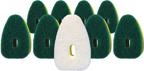 Smilyeez Heavy Duty Refill for Scrub Daddy Dish Daddy – (10 Pack) Dish Daddy Refills – Dish Daddy Sponge Replacement Head – Ideal for Dishwashing ...
