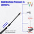 Pressure Washer Wand Replacement with 5 Spray Nozzles and 1 Tips Holder, Compatible with Some Ryobi, Portland, Husky Electric Pressure Washers Bla...