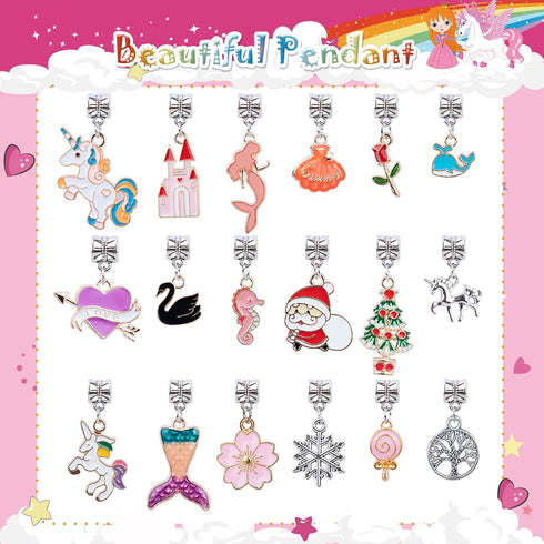 SUZUTOY Bracelet Making Kit for Girls, Unicorns Gifts for Girls, Arts and Crafts for Kids Ages 4 5 6 7 8 9 10 11, Gifts Toys for 4-12 Year Old Gir...