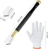 Mudder 9 Pcs Glass Cutter Tool Mirror Cutting Tool with 2-6 Mm, 5-12 Mm, 12-20 mm Glass Cutter Head and Screwdriver Oil Dropper Glove for Tiles Mi...
