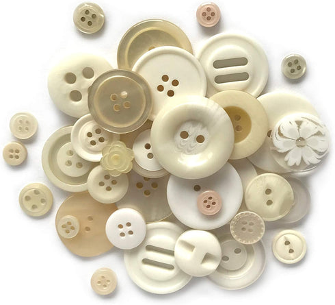 Buttons Galore and More Basics & Bonanza Collection – Extensive Selection of Novelty Round Buttons for DIY Crafts, Scrapbooking, Sewing, Cardmakin...