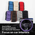 VARGTR Elastic Stretch Steering Wheel,Universal 15 Inch Anti-Slip Microfiber Breathable Ice Silk Steering Wheel Cover,Fit Suvs, Vans, Sedans, Cars...