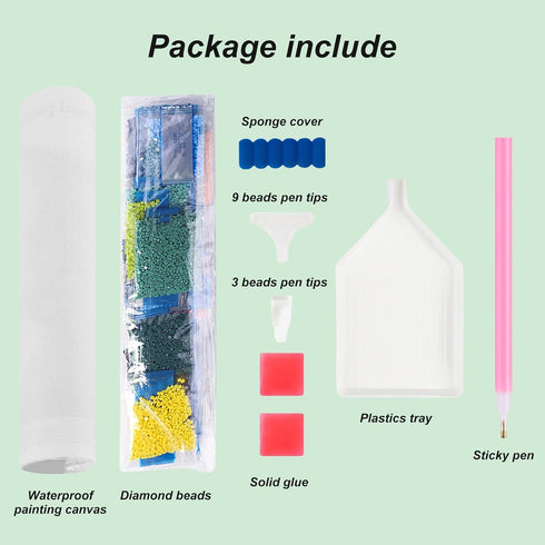 Acudotr Diamond Painting Kits for Adults, 5D DIY Sailboat Diamond Art kits for Beginners, Full Drill Diamond Painting Kits for Home Wall Decor, La...