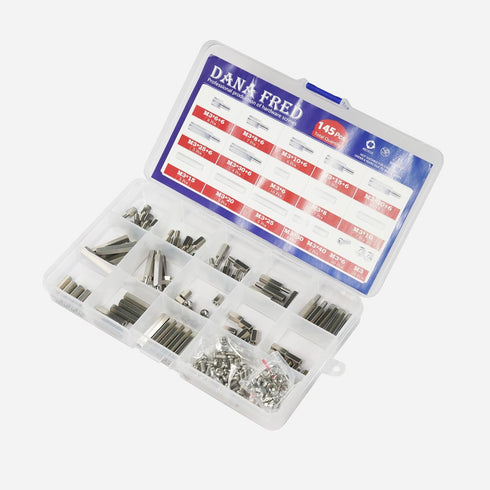 M3 Hex 304Stainless Steel Standoff Male Female Metric Thread Mount Spacer Screw Nut Bolt Motherboard Spacer Prototyping Accessories for PCB, Quadc...
