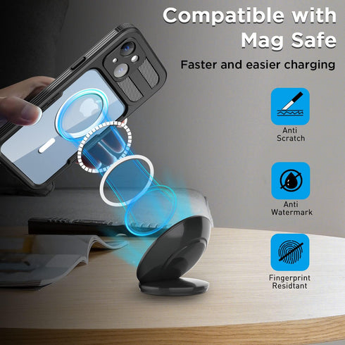 AICase Waterproof Case for iPhone 14(6.1") with MagSafe Support Snowproof,Dustproof and Shockproof, IP68 Certified Full Body Protection Fully Seal...