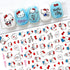 8 Pcs Nail Art Stickers Decal,Cute Cartoon Nail Decals 3D Self-Adhesive Nail Art Supplies Nail Stickers for Women Girls DIY Nail Designs Nail Deco...