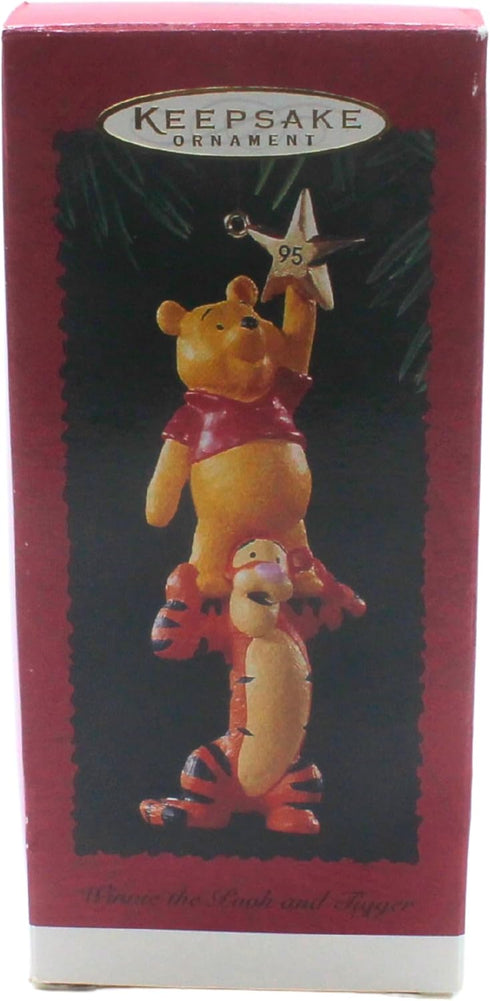 Hallmark Keepsake Disney Winnie the Pooh and Tigger 1995 Christmas Ornament...
