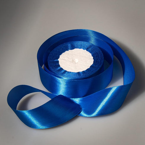 2 Inch 25 Yards Satin Ribbon, Blue Ribbon for Gift Wrapping, Crafts, Gifts, Trimming, Sewing, Christmas Wedding Party Decoration...