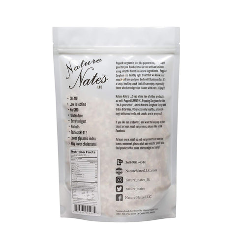 Nature Nate's Extremely Cheezy Popped Sorghum, 5 oz, Gluten Free Snacks, Celiac-Friendly, Healthy Snacks, Made In USA, Single Bag...