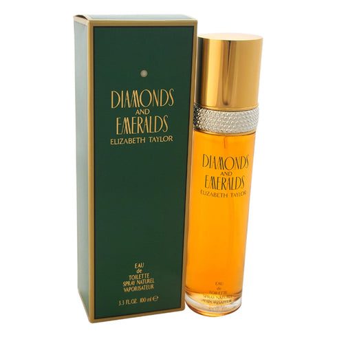 ELIZABETH TAYLOR Diamonds & Emeralds Eau de Toilette Splash, 3.4 Ounce...