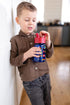 Simple Modern Kids Water Bottle Plastic BPA-Free Tritan Cup with Leak Proof Straw Lid | Reusable and Durable for Toddlers, Boys | Summit Collectio...