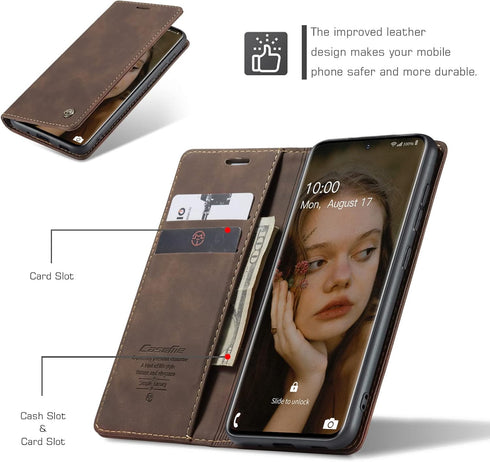 Kowauri Galaxy S20 FE 5G Leather Wallet Case - Classic Design with Card Slot and Magnetic Closure Flip Fold Case for Samsung Galaxy S20 Fan Editio...