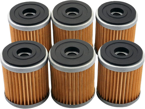 CYLETO Oil Filter for Yamaha YFM350X WARRIOR 350 1987-2004 FM350FW BIG BEAR 350 1986-1999 YFM400 BIG BEAR 400 1993-2004 WR426F 2001-2002 YAMAHA WR...