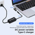 SinLoon PD 140W DC5521 to Type C Power Charging Adapter DC 5.5mm x 2.1mm Female Input to USB C Male Connector with PD Automatic Identification Chi...