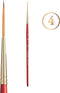 Princeton Heritage Paintbrush, Size 4, Scarlet...