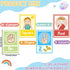 gisgfim 51Pcs ASL Alphabet Line Bulletin Board Set Sign Language Flash Cards ABC Number Learning American Sign Language Poster for Kid Toddler Cla...