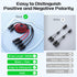 30A Y-Branch Solar Connectors 4.3FT 12AWG Extension Cable, Solar Cable Parallel Adaptor Solar Panel Wire in Pair with Female and Male Connectors f...