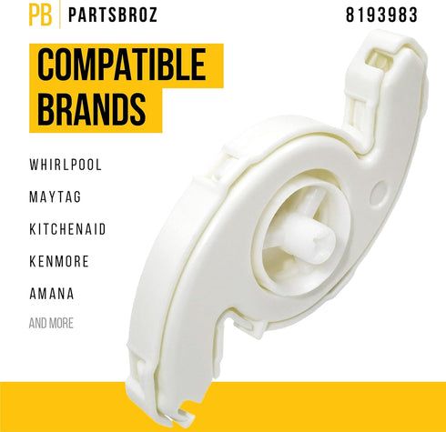 8193983 Spinner Compatible With Whirlpool Kit AP3775842 PS972316 Upper Wash Arm MDBH979SAM1 DU1048XTPQ0 KUDS35FXBLA DU1055XTVS3 KUDS40CVSS3 KUDS03STSS0 KUDC03FVSS3 DU1345XTVQ0 KUDC03FVSS0 MDB7749AWB2