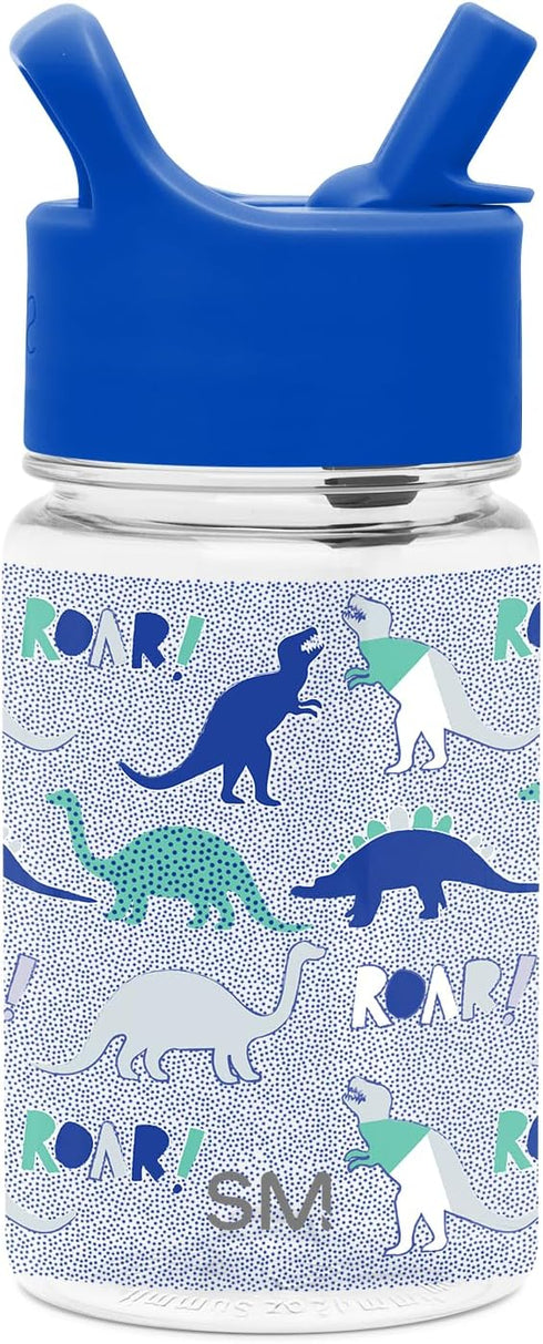 Simple Modern Kids Water Bottle Plastic BPA-Free Tritan Cup with Leak Proof Straw Lid | Reusable and Durable for Toddlers, Boys | Summit Collectio...