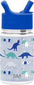 Simple Modern Kids Water Bottle Plastic BPA-Free Tritan Cup with Leak Proof Straw Lid | Reusable and Durable for Toddlers, Boys | Summit Collectio...