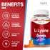 L-Lysine 1000mg Gummies - Supports Skin, Lip,Vegan, Gluten Free, Vitamins for Kids & Adults Tissue Health & Immune System, Chewables, Amino Acid V...