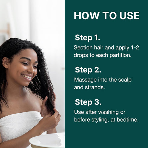 Alodia Soothe Hair & Scalp Herbal Infusion - 2 oz Leave-on Scalp Oil Serum to Calm Dry, Irritated & Flaking Scalps - with Chamomile, Jojoba Oils, ...