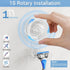 LUXEAR Suction Hooks, 2 Pack Razor Hooks Removable & Reusable Suction Shower Hook Waterproof Powerful Vacuum Suction Hanger for Towel Bathrobe Loo...