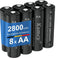 Rechargeable AA Batteries, Double A Battery for Long-Lasting Power, All-Purpose Pre-Charged AA Rechargeable Batteries for Household and Business D...