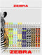 Zebra Cadoozle Mini Mechanical Pencil - 0.7mm Lead - 2 of Each Barrel - Pack of 16 - In Zebra Packaging...