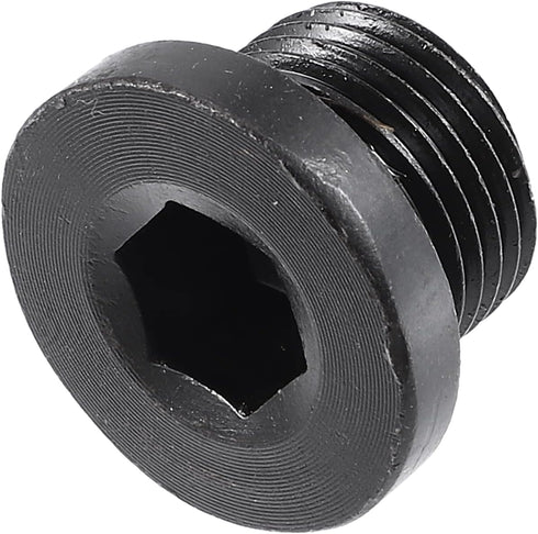 X AUTOHAUX M18x1.5 Steel Engine Oil Drain Plug Screw with Gasket for BMW 545i 550i 650i 750i 760i X5 X6 E60 E63 for Mazda 3 5 6 CX-5 CX-7 RX-8 Bla...