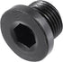 X AUTOHAUX M18x1.5 Steel Engine Oil Drain Plug Screw with Gasket for BMW 545i 550i 650i 750i 760i X5 X6 E60 E63 for Mazda 3 5 6 CX-5 CX-7 RX-8 Bla...