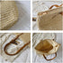 Large Straw Beach Bag for Womens, Straw Handbag Woven Tote Bag With Zipper Summer Straw Shoulder Bag...