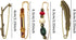 Honbay 4PCS Vintage Chic Brooch Extra Large Safety Pins for Blankets, Skirts, Kilts, Crafts...