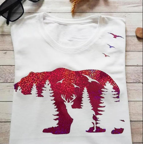 9 PCS Animal Stencils Wild Animal Stencils for Painting Reusable Deer Wolf Bear Owl Stencils Templates Large Jungle Animal Painting Stencils for P...