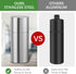 Portable Pill Holder Keychain, Small Metal Pill Case Waterproof Pill Box Container Mini Stainless Steel Pill Organizer for Travel Purse Pocket...
