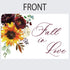 Moonrise Papery Fall Wedding Save the Date Cards, Set of 50 Save the Date Postcards, Fall Colors Save the Date Cards, Save the Date Wedding Invita...