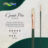 Silver Brush Limited 1001 Grand Prix Flat Brush for Oil Paintings, Size 2, Long Handle...