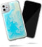 SteepLab Flowing Neon Sand Liquid iPhone 11 Case (2019, 6.1") - Full Body Protection with Raised Bezel - Ocean and Beach...