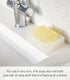 YAMAZAKI home 2992 Self Draining Soap Tray-Floating Holder Dish for Sink, One Size, Clear...