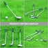 jojofuny 1 Set of Dollhouse Golfing Club, Miniature Golf Club Balls Set, Miniature Golf Clubs, Mini Golf Club Model Toys, for 1:12 Scale Dollhouse...